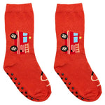Living Royal Fire Truck 3D Packaged Crew Socks