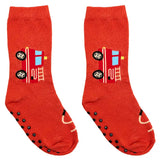 Living Royal Fire Truck 3D Packaged Crew Socks
