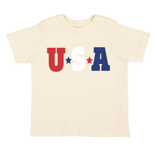 Sweet Wink USA Multi Short Sleeve T-Shirt - Natural