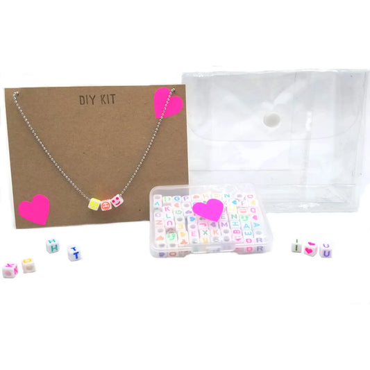 Bottleblond DIY Alphabet Necklace Kit