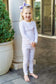 Lila and Hayes Ava Girls' Pajama Pant Set - School Plaid Pink