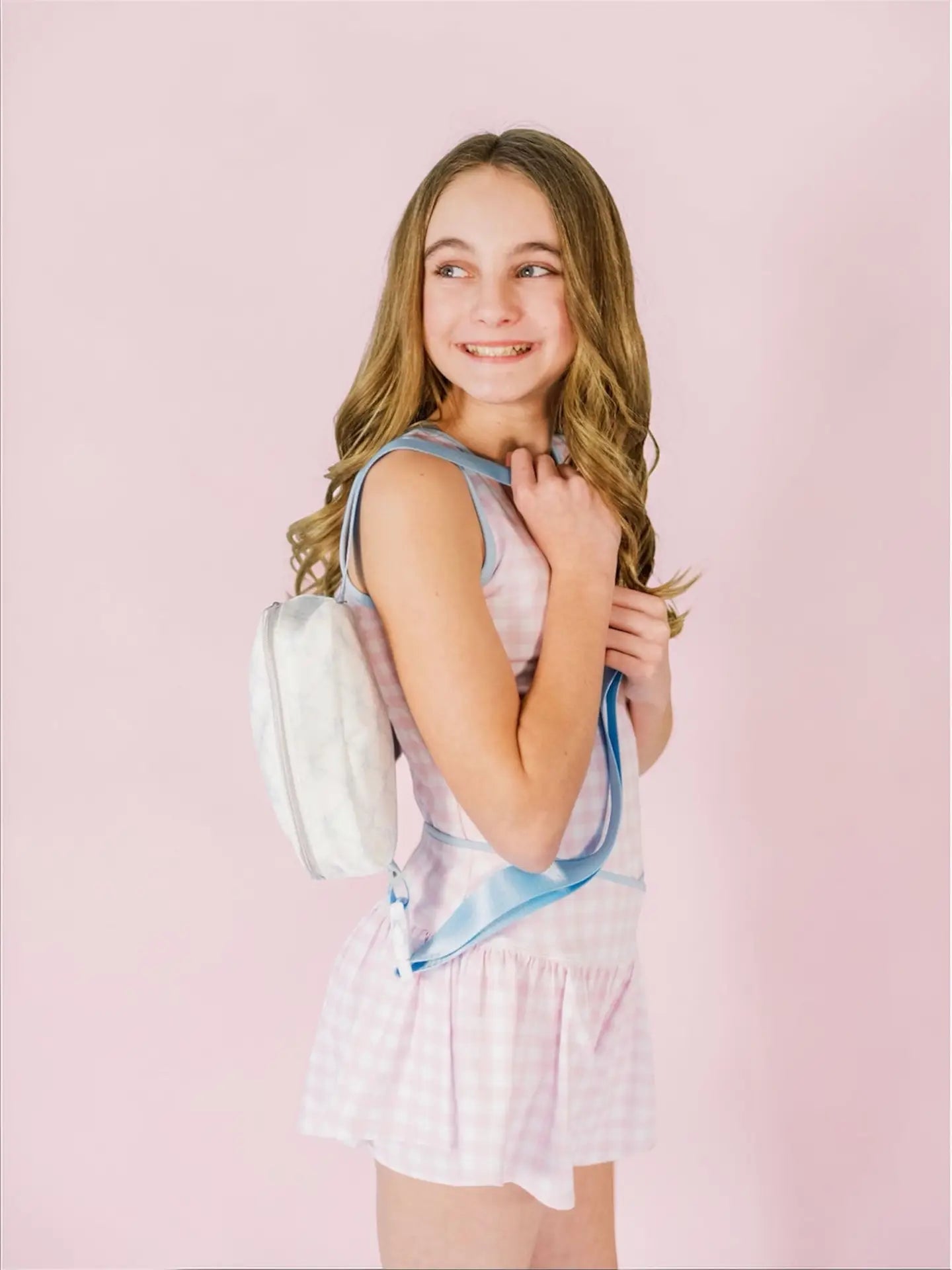 Peachie Prep Pink Gingham Airlie Set 