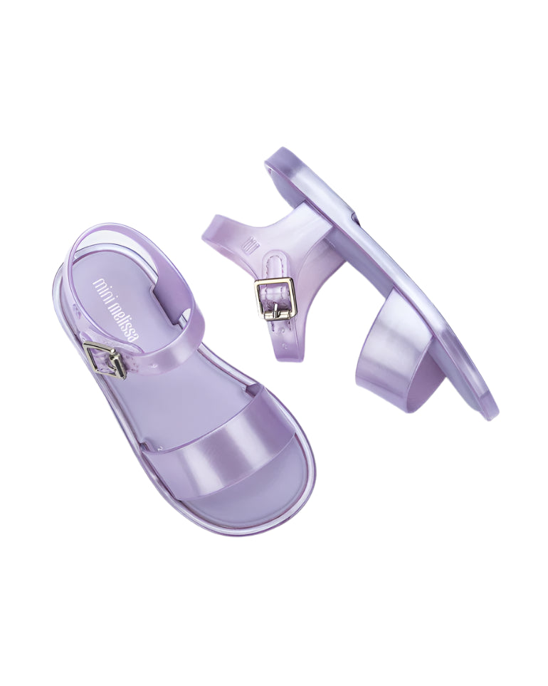 Mini Melissa Mini Melissa Mar Baby Sandals- Pearly Lilac