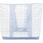 Apple of My Isla The Beach Bag- Sailboats