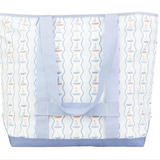 Apple of My Isla The Beach Bag- Sailboats