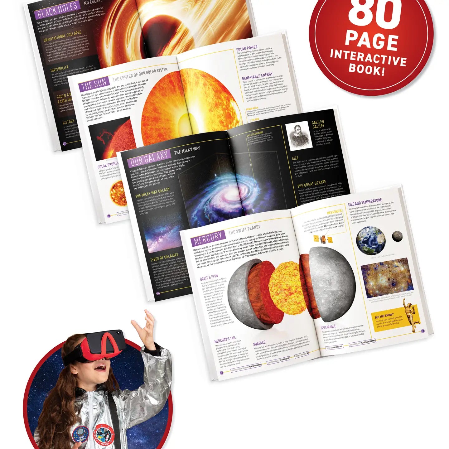 Deluxe Virtual Reality Gift Set- Galaxy!