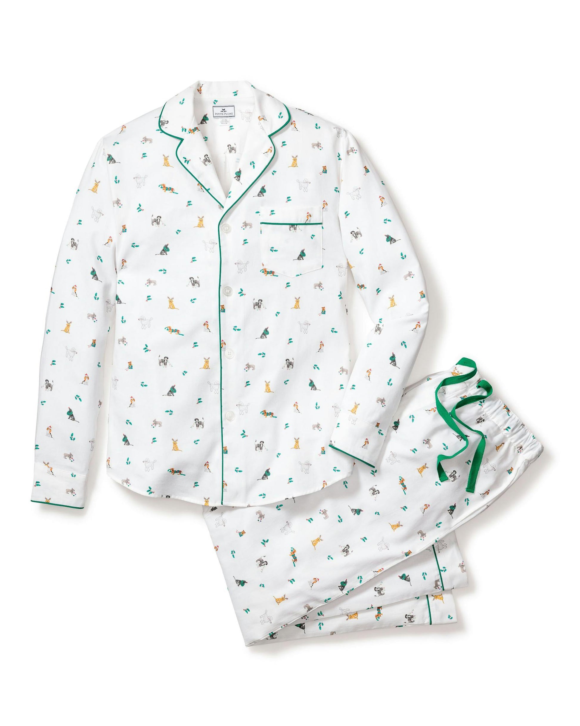 Petite Plume Men's Jingle Paws Pajama Set