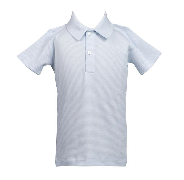 The Proper Peony Light Blue Boy Polo