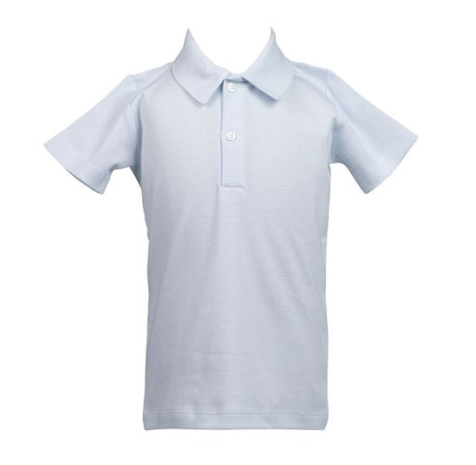 The Proper Peony Light Blue Boy Polo