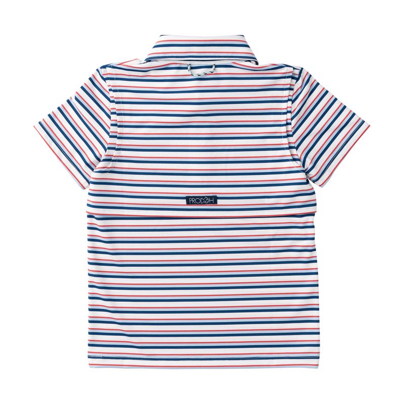 Prodoh Pro Performance Polo - Independence Day Stripe