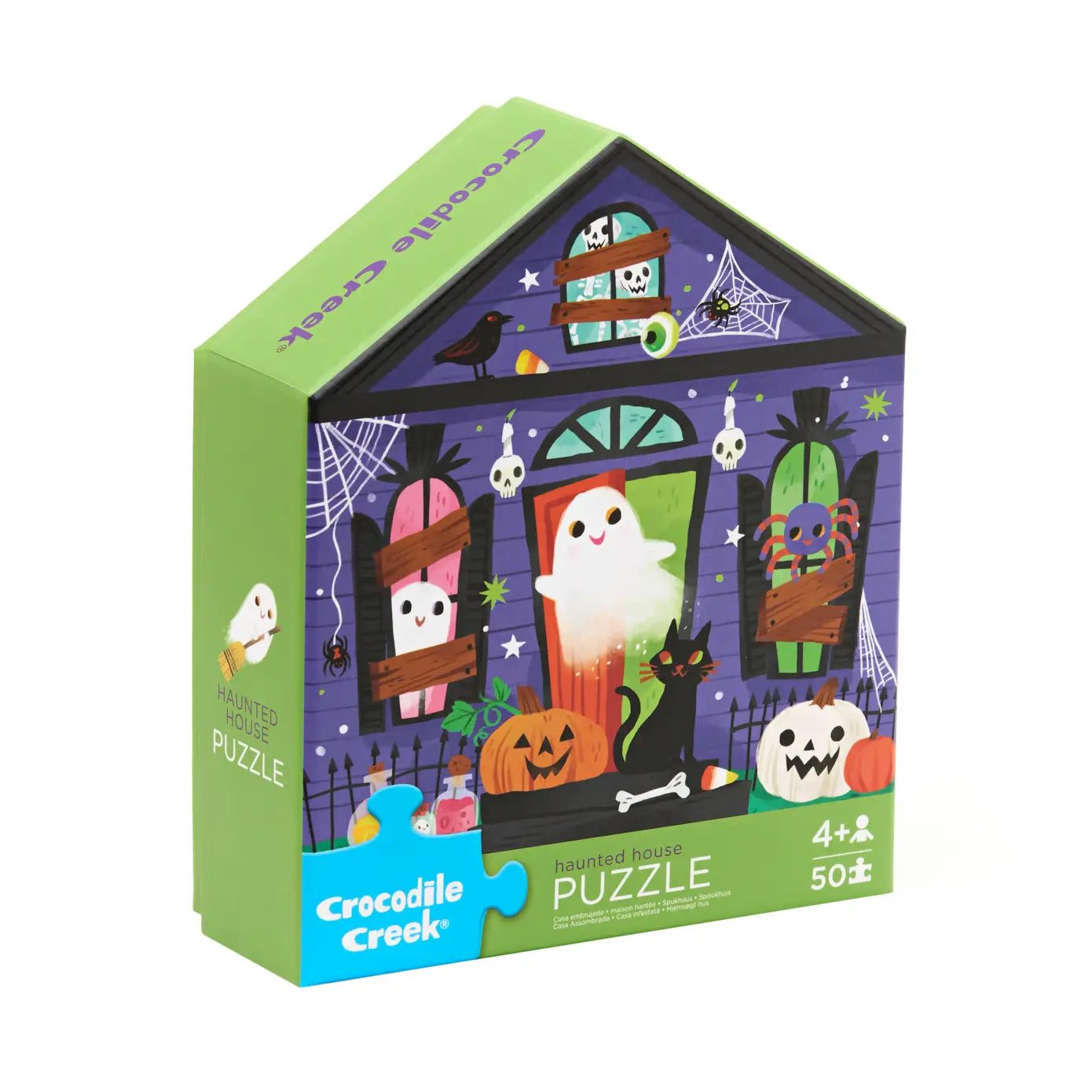Crocodile Creek 50 Piece Flat House Puzzle- Haunted House