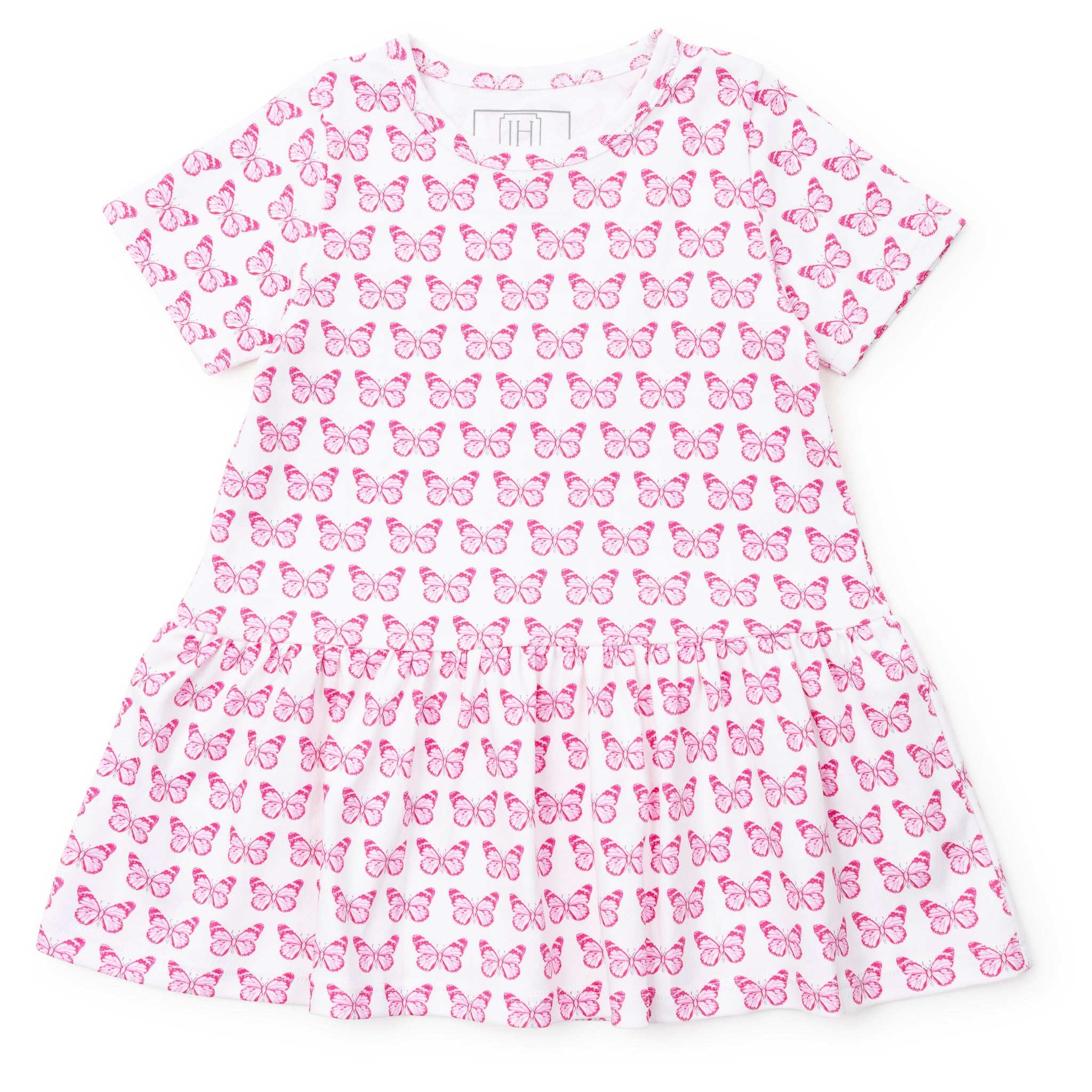 Lila and Hayes Lottie Girls' Dress - Cartie Butterflies