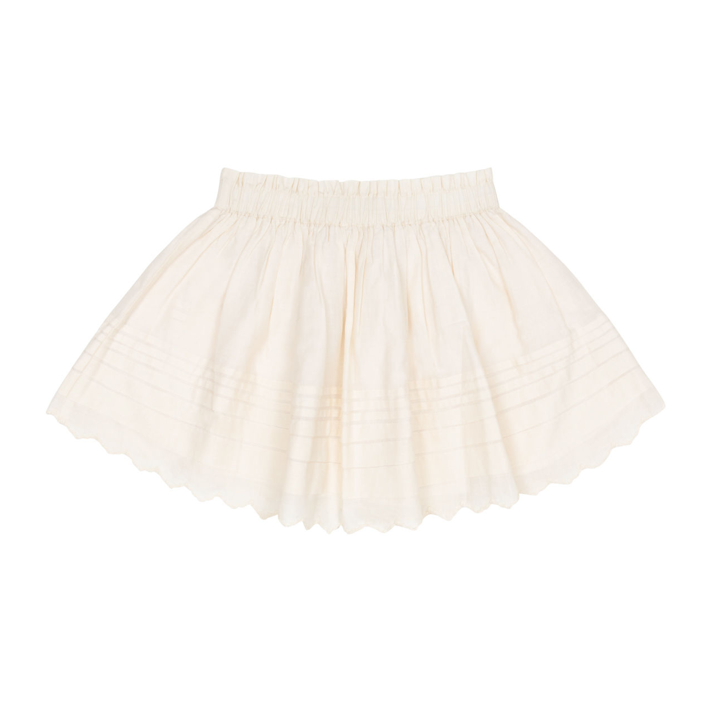 Minnow Girls Cream Schiffly Skirt