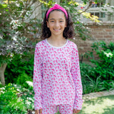 Sophie Girls' Short Set - Wild West Pink