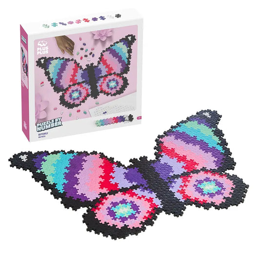 Plus Plus Puzzle By Number- Butterfly