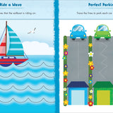 Preschool Activity Book- Trucks, Cars, and Airplanes