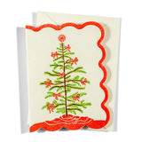 Letterpress Mini Christmas Tree Greeting Card