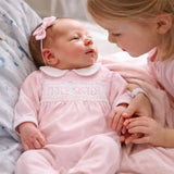 Magnolia Baby Little Sister Smocked Footie