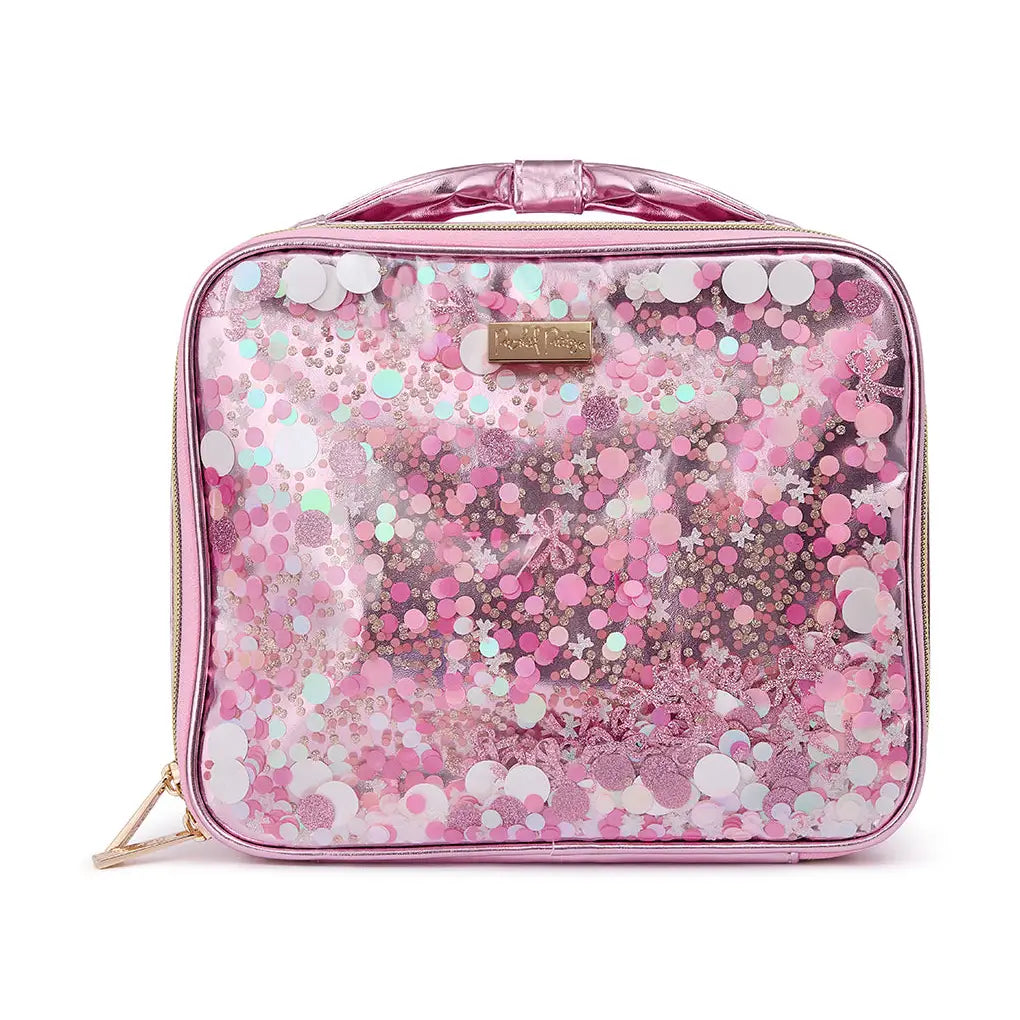 Packed Party Pink Bows and Confetti Lunchbox
