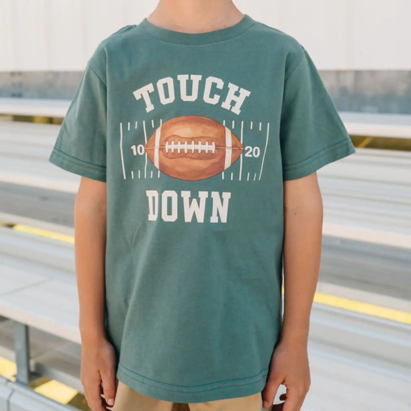Sweet Wink Touch Down Short Sleeve T-Shirt - Hunter Green