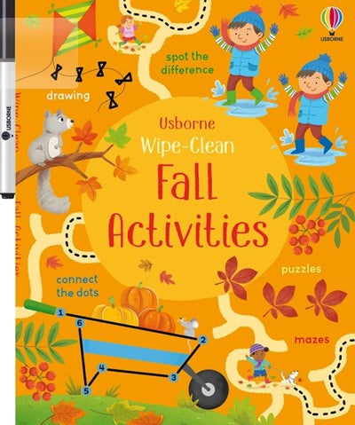 Usborne Books Wipe-Clean Fall Activites