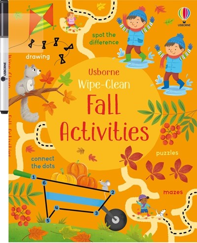 Usborne Books Wipe-Clean Fall Activites
