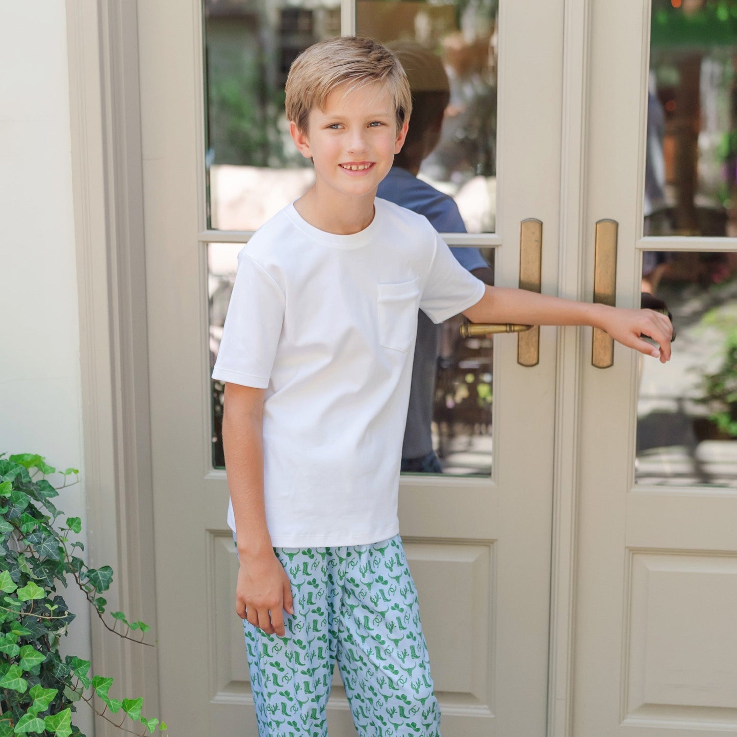 Beckett Boys' Hangout Pant - Wild West Blue