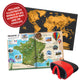 Deluxe Virtual Reality Gift Set- World Atlas!