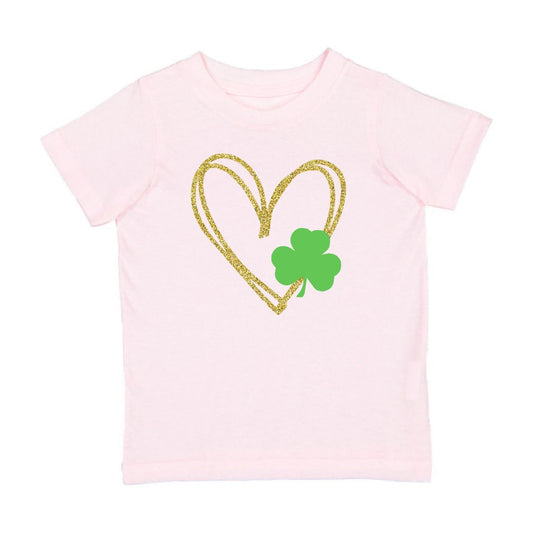 Sweet Wink Shamrock Heart St. Patrick's Day Short Sleeve T-Shirt - Ballet