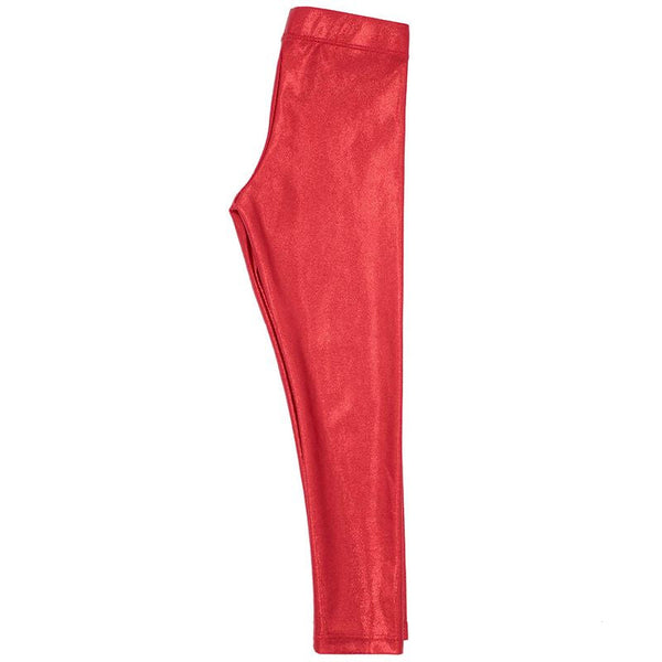 Shimmer Legging- Red