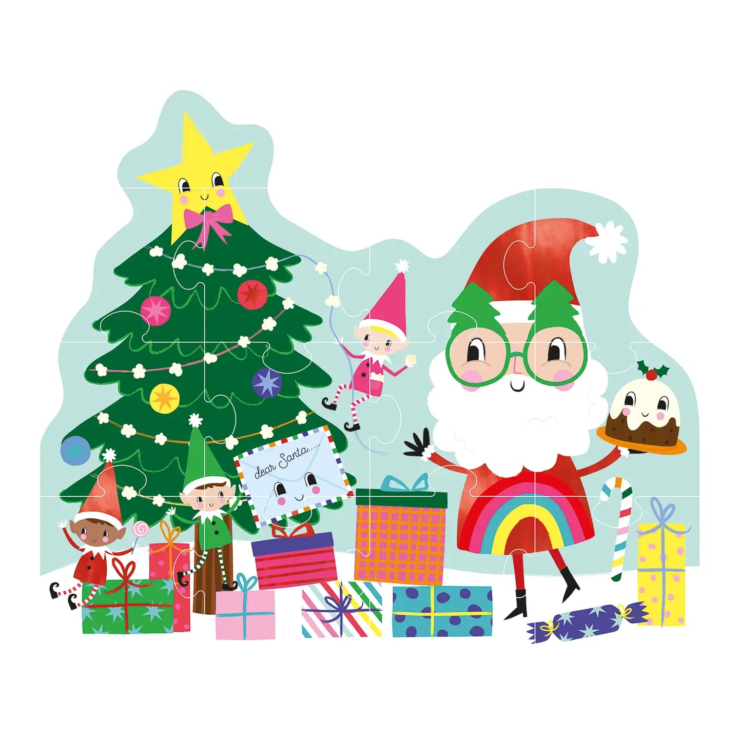 Floss & Rock Christmas 12 Piece Jigsaw Puzzle