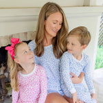 Lila and Hayes Ava Girls' Pajama Pant Set - Confetti Hearts Pink