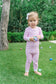 Parker Girls' Zipper Pajama - Easter Time Pink