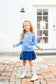 Ruth and Ralph Olivia Navy Corduroy Skirt