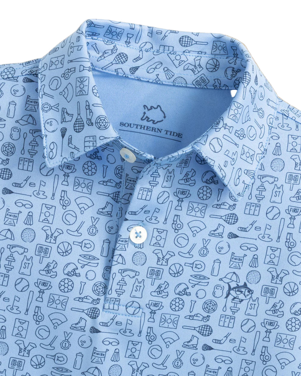 Driver Finally Friday Printed Performance Polo - Sports