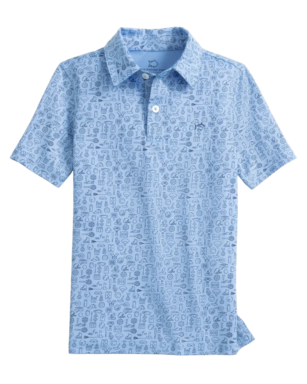 Driver Finally Friday Printed Performance Polo - Sports