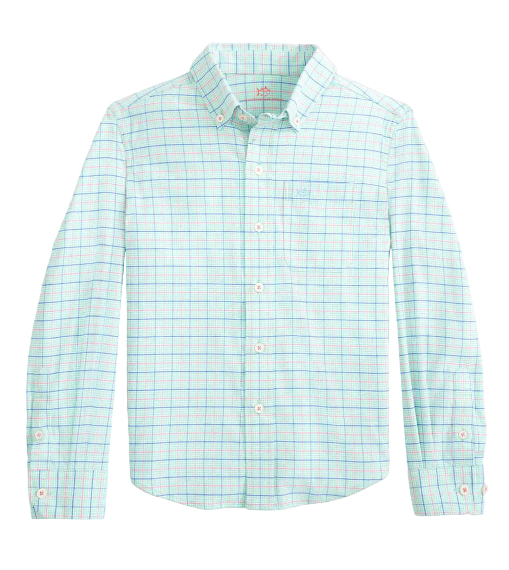 Southern Tide Edisto Island Plaid Coastal Breeze Sport Shirt