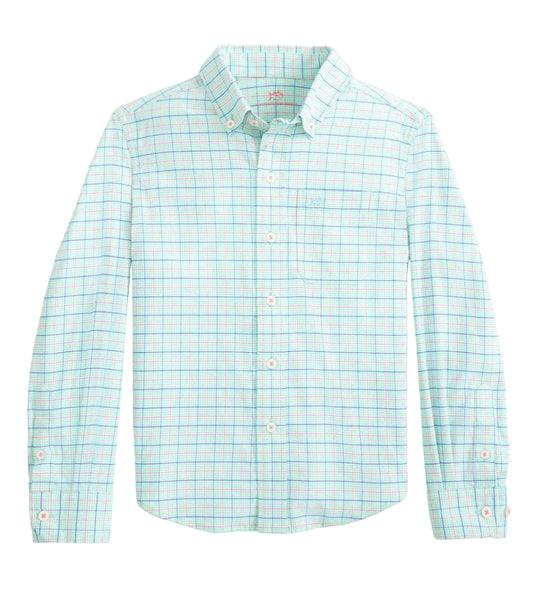 Southern Tide Edisto Island Plaid Coastal Breeze Sport Shirt
