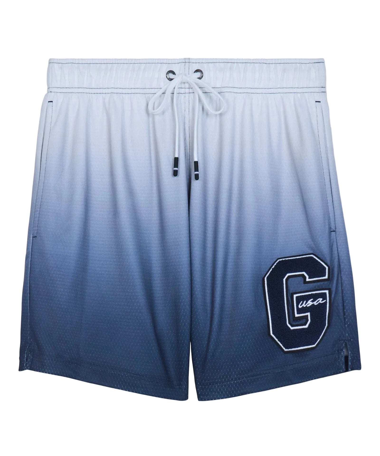 G Patch Ombre Mesh Shorts- Navy Blazer
