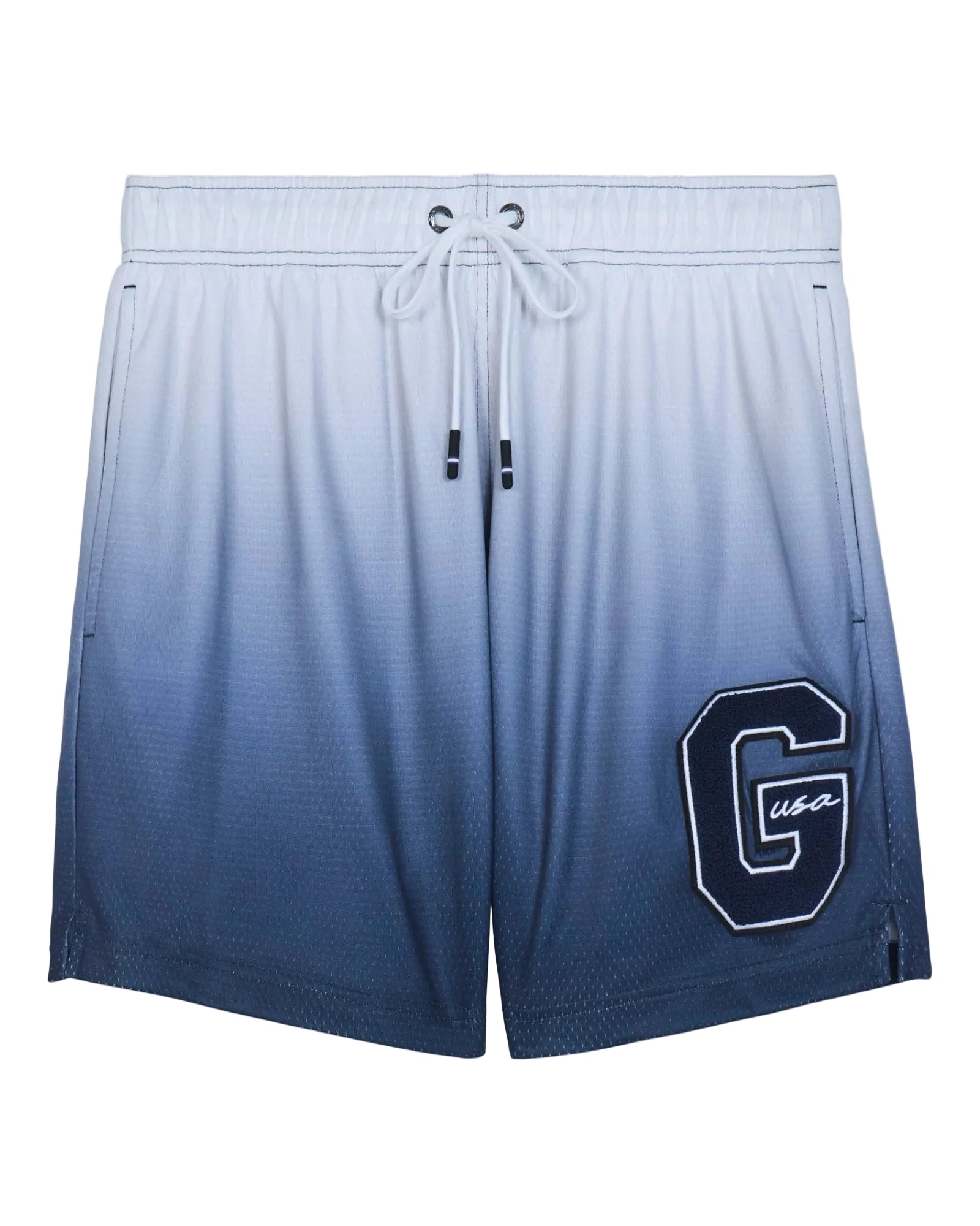 G Patch Ombre Mesh Shorts- Navy Blazer