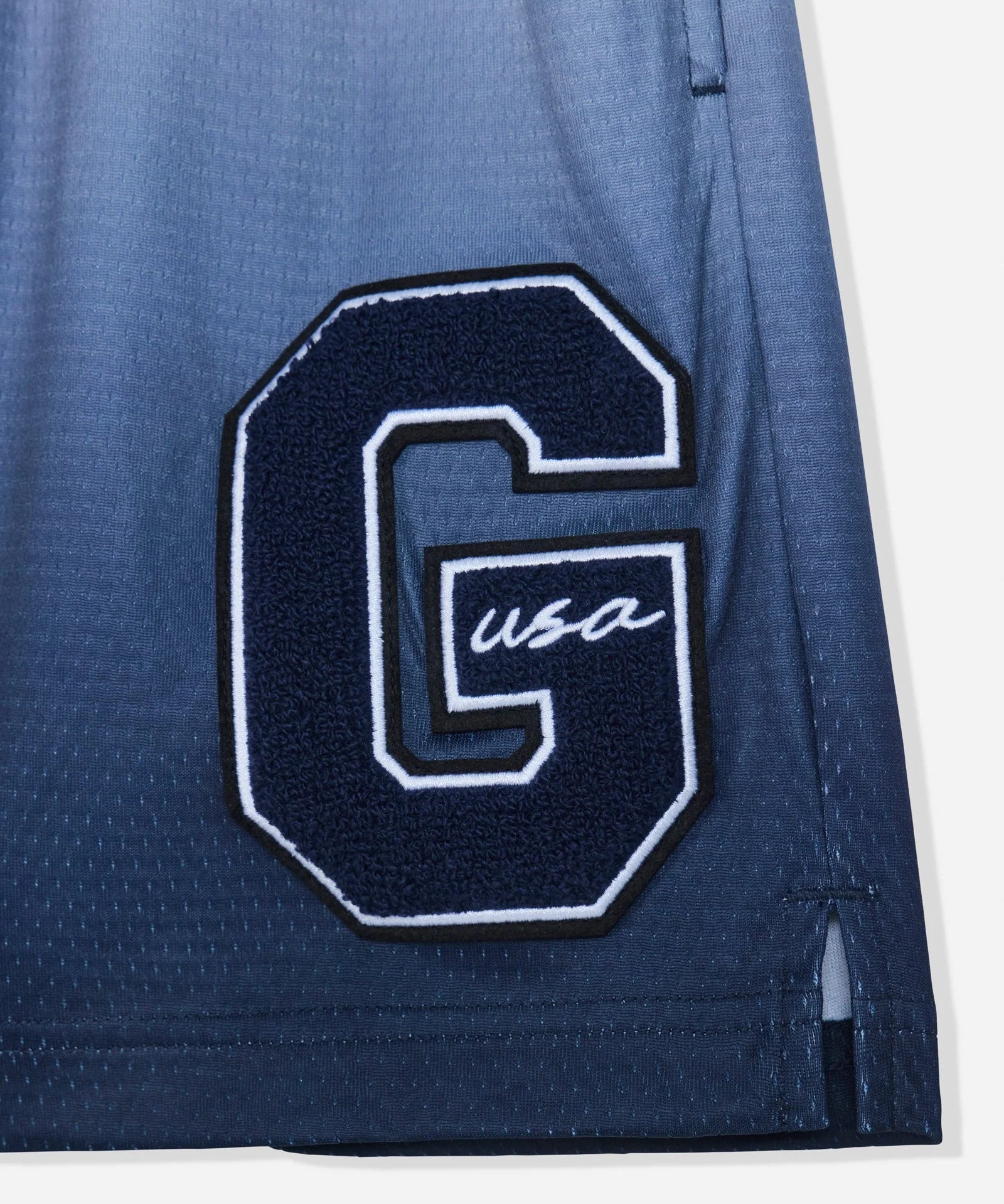 G Patch Ombre Mesh Shorts- Navy Blazer