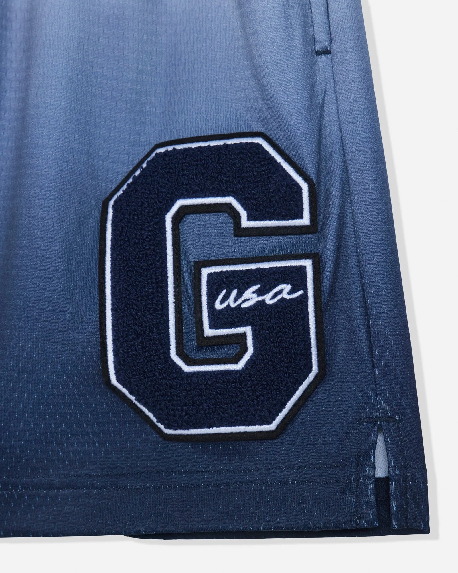 G Patch Ombre Mesh Shorts- Navy Blazer