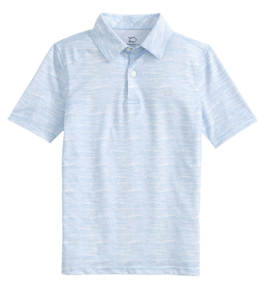 Southern Tide Get In Shipshape Performance Polo- Classic White