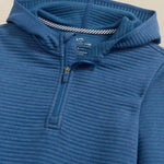 Southern Tide Ottoman Heather Quarter Zip - Nautical Blue