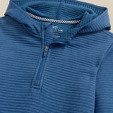 Southern Tide Ottoman Heather Quarter Zip - Nautical Blue