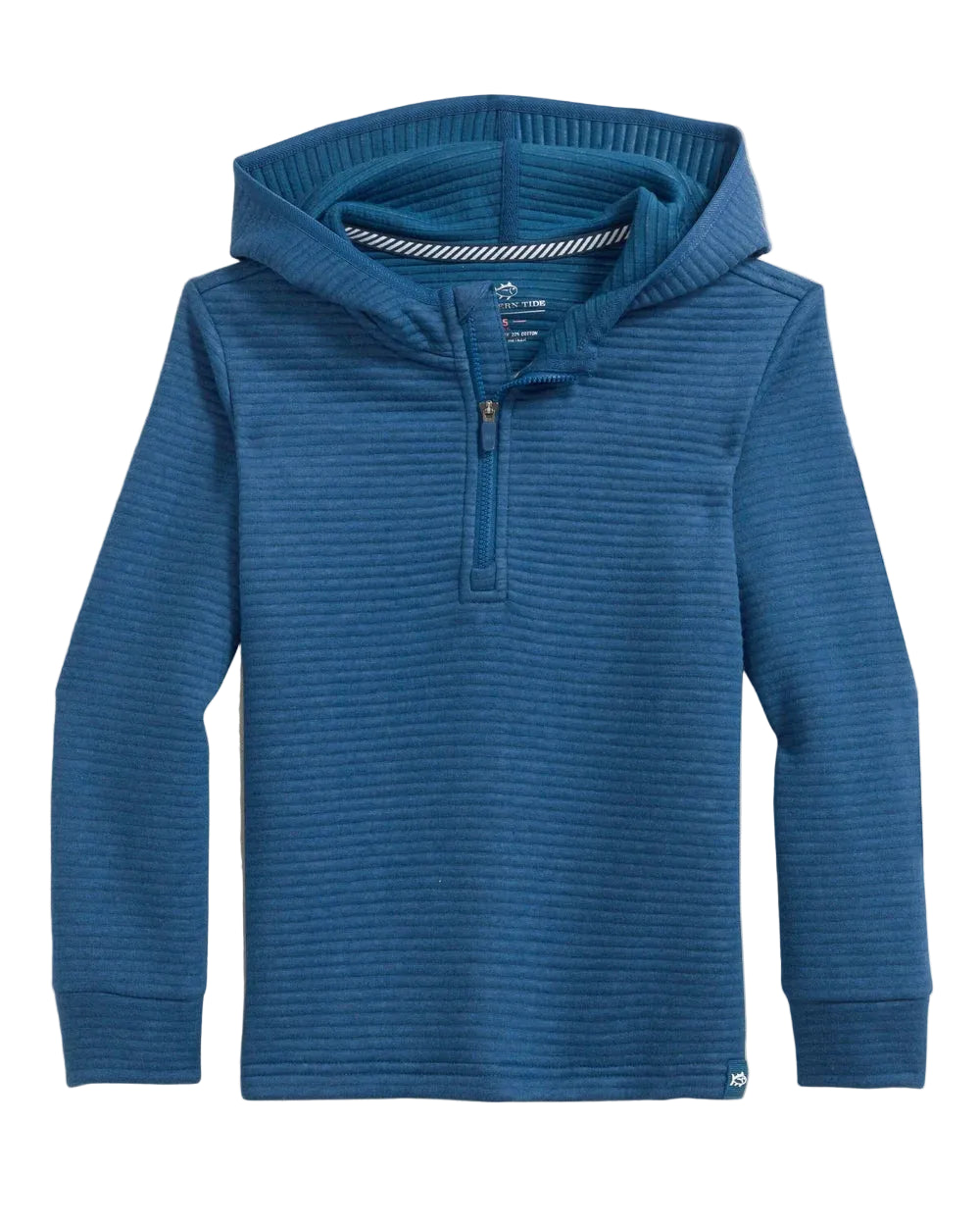 Southern Tide Ottoman Heather Quarter Zip - Nautical Blue