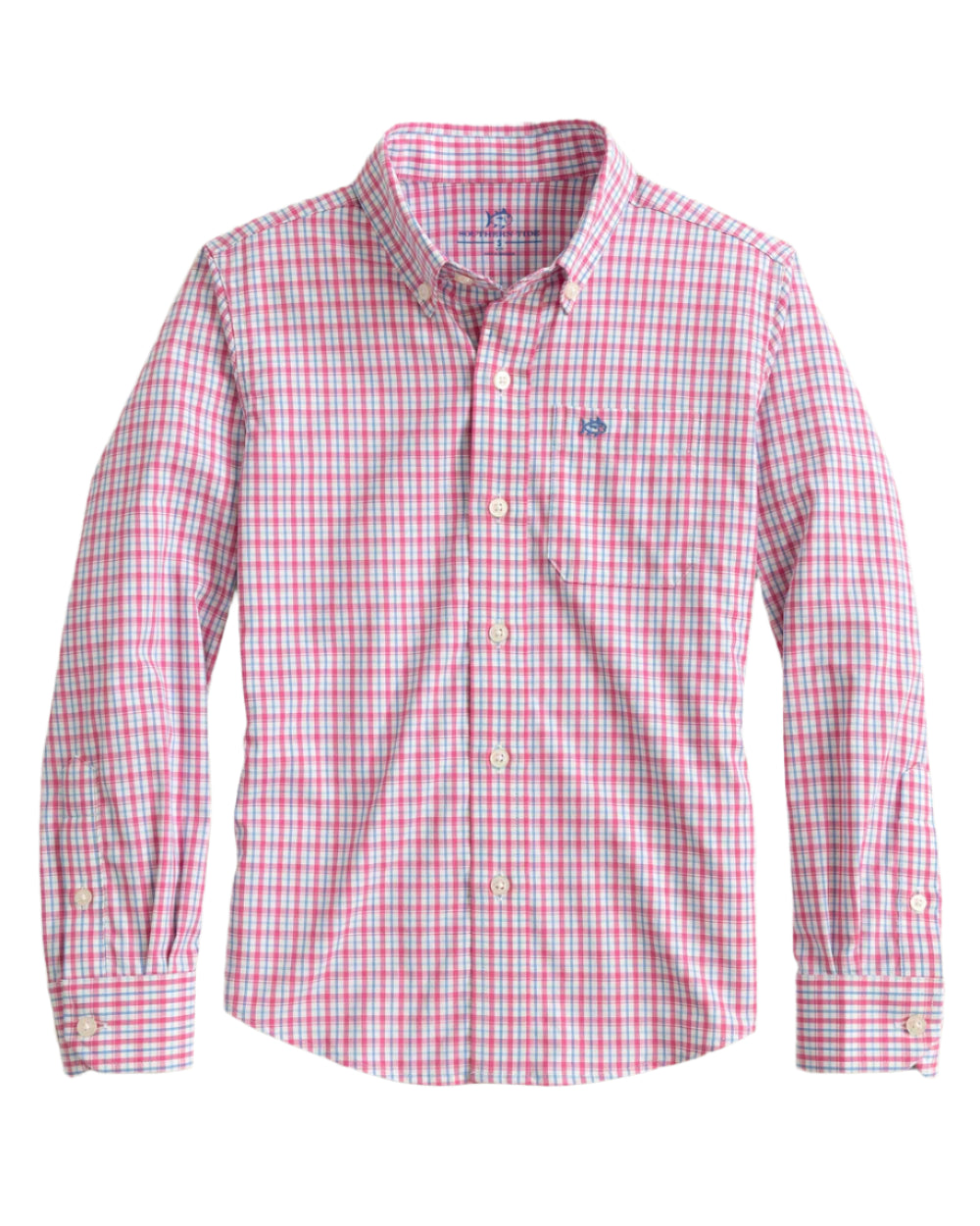 Southern Tide Intercoastal Broad Creek Sport Shirt- Very Berry