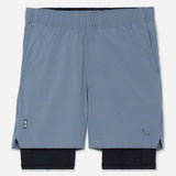 GOAT USA Outline Athletic Shorts - Gray