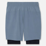GOAT USA Outline Athletic Shorts - Gray