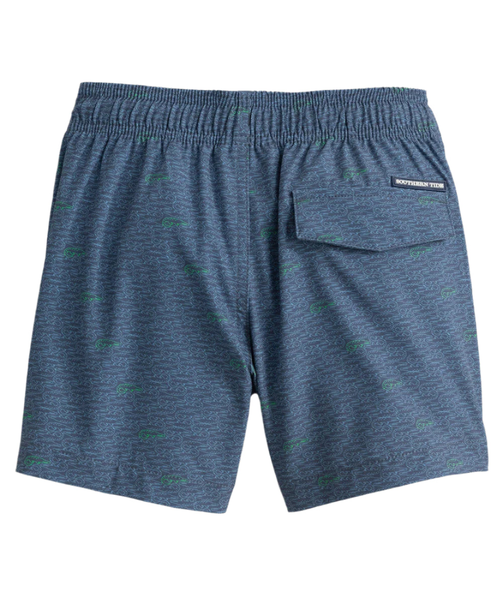 Southern Tide Make It Strappy Swim Trunk- Light Indigo
